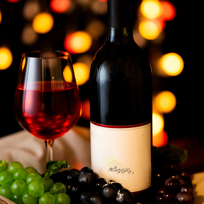moody vibe of wine product photograph