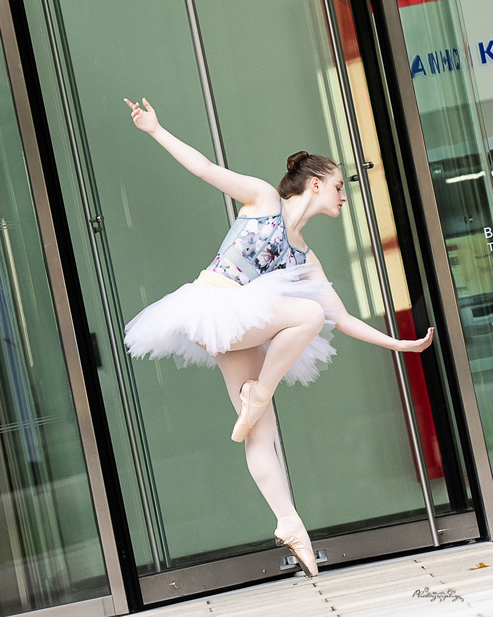 Ballet dancer in the street