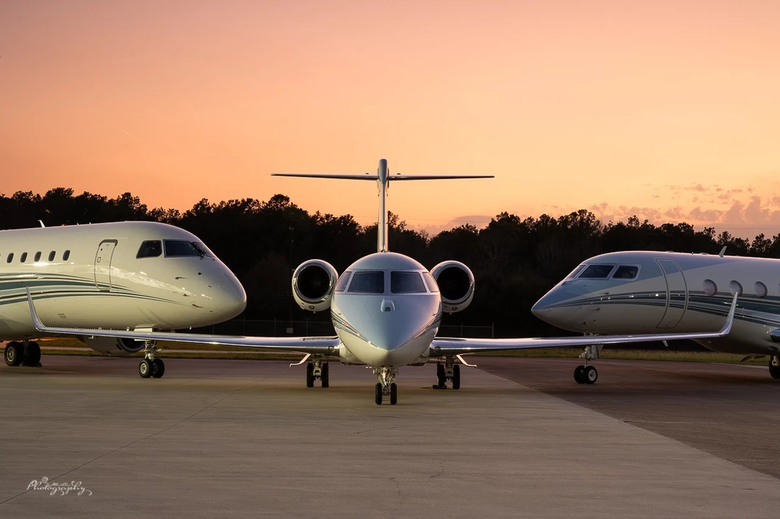 Aviation fleet for industrial photography