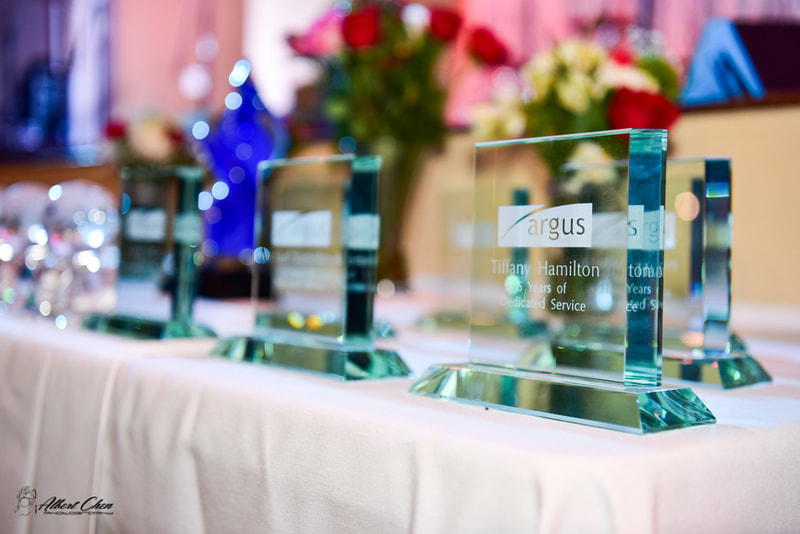 Some awards for a corporate event ceremony