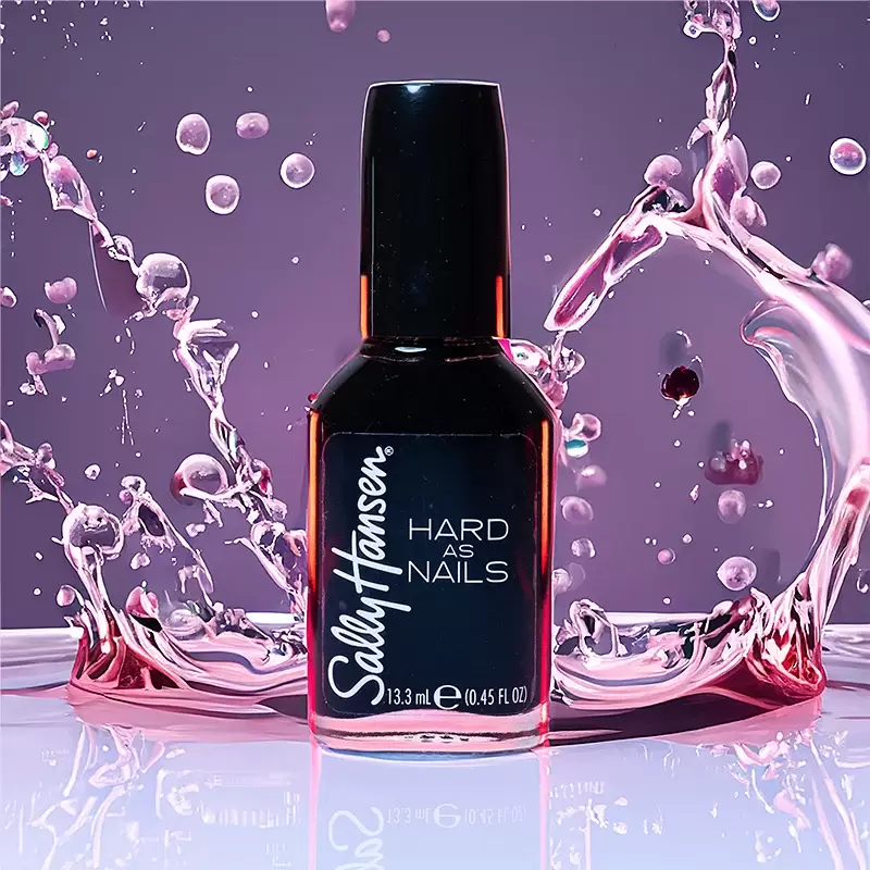 water splash effect for nail product